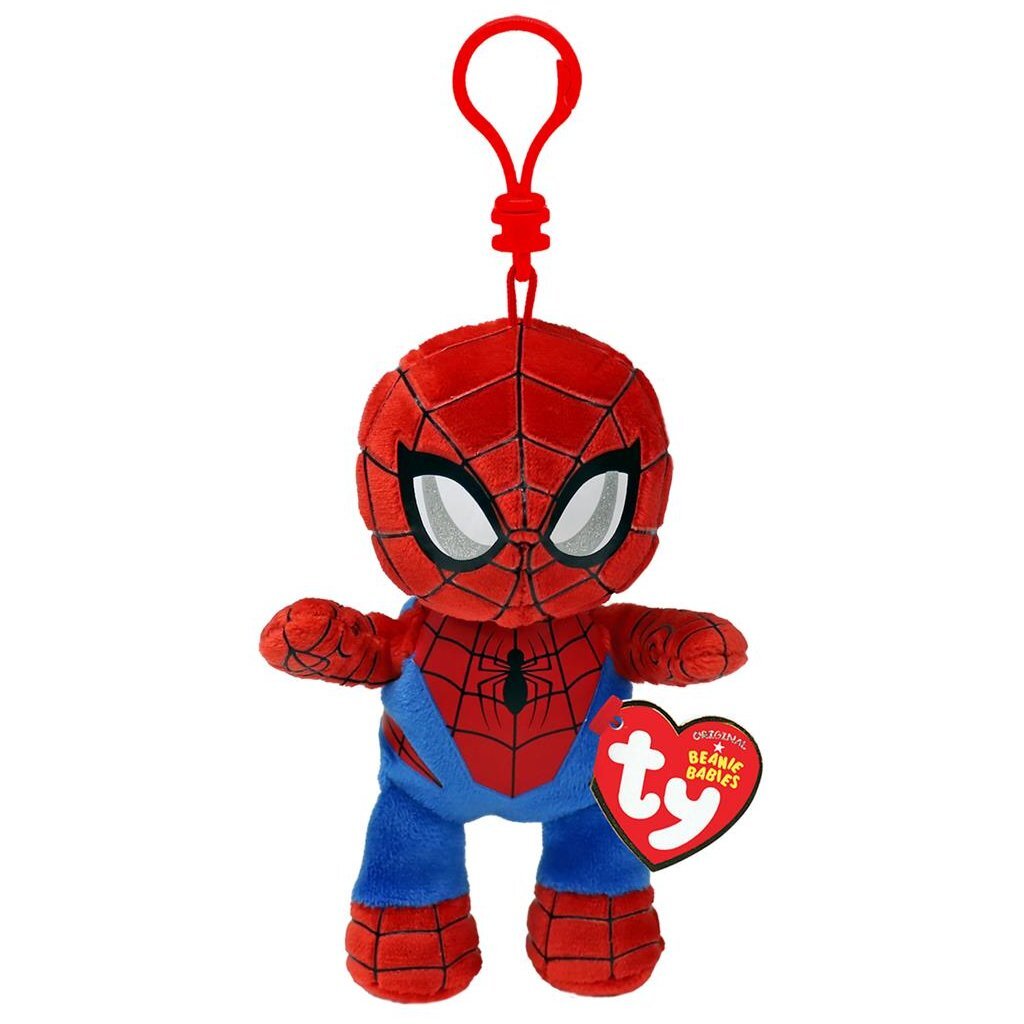 TY\u0020Beanie\u0020Babies\u0020Clip\u0020Marvel\u0020Knuffel\u0020Spiderman\u002012\u0020cm