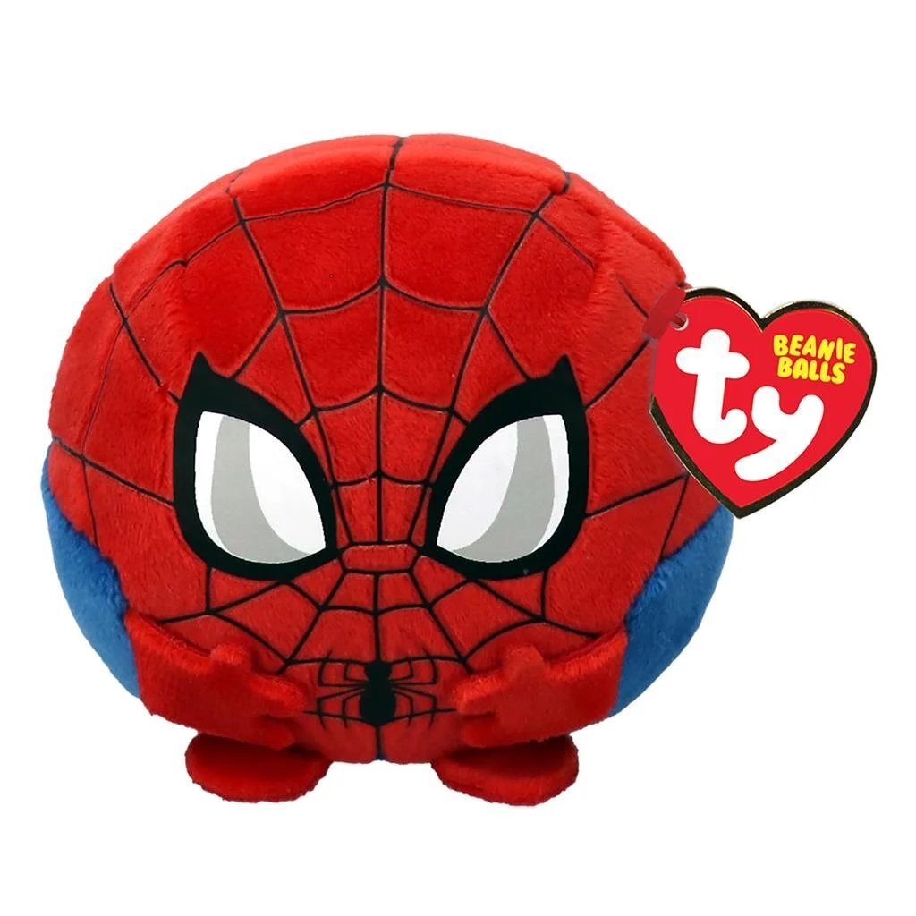TY\u0020Beanie\u0020Balls\u0020Marvel\u0020Knuffel\u0020Spiderman\u002010\u0020cm