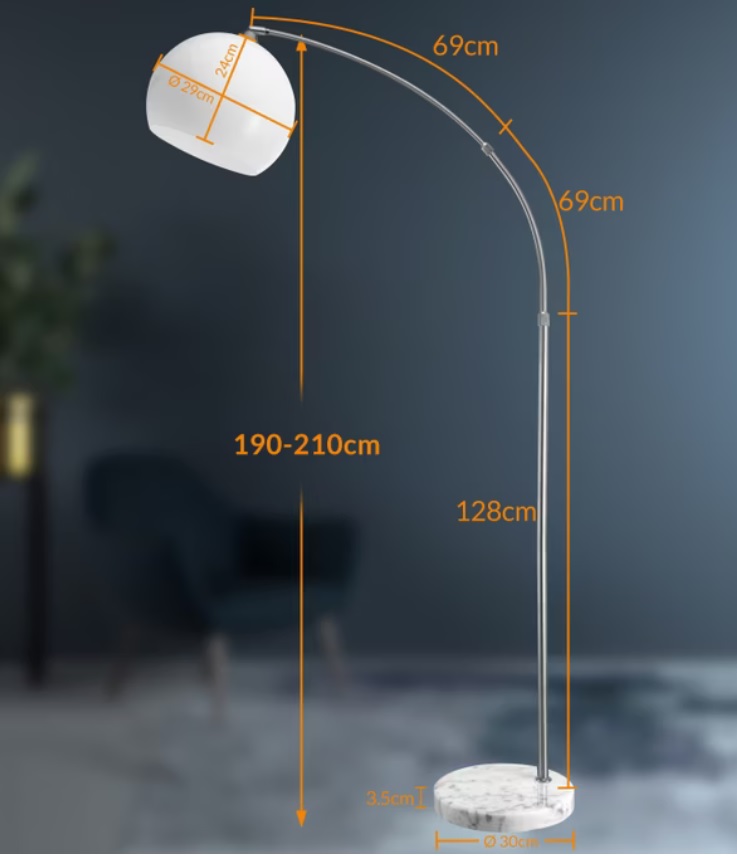 Retro\u0020design\u0020Booglamp\u0020\u002D\u0020Staande\u0020Vloerlamp\u0020\u002D\u0020Zilver\u0020\u002D\u0020Opaalwit Retro\u0020design\u0020Booglamp\u0020\u002D\u0020Staande\u0020Vloerlamp\u0020\u002D\u0020Zilver\u0020\u002D\u0020Opaalwit