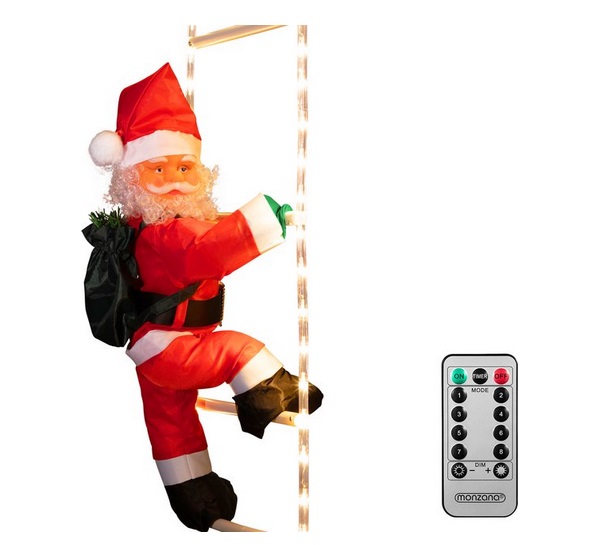 Kerstman\u0020op\u0020ladder,\u0020ladder\u002090\u0020cm,\u002048\u0020leds