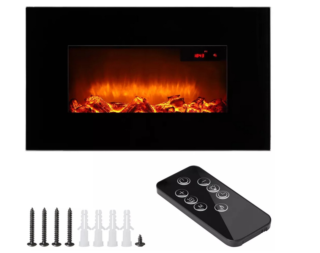 Elektrische\u0020haard\u0020met\u0020open\u0020haard\u0020vlameffect\u00201800W\u0020met\u0020afstandsbediening