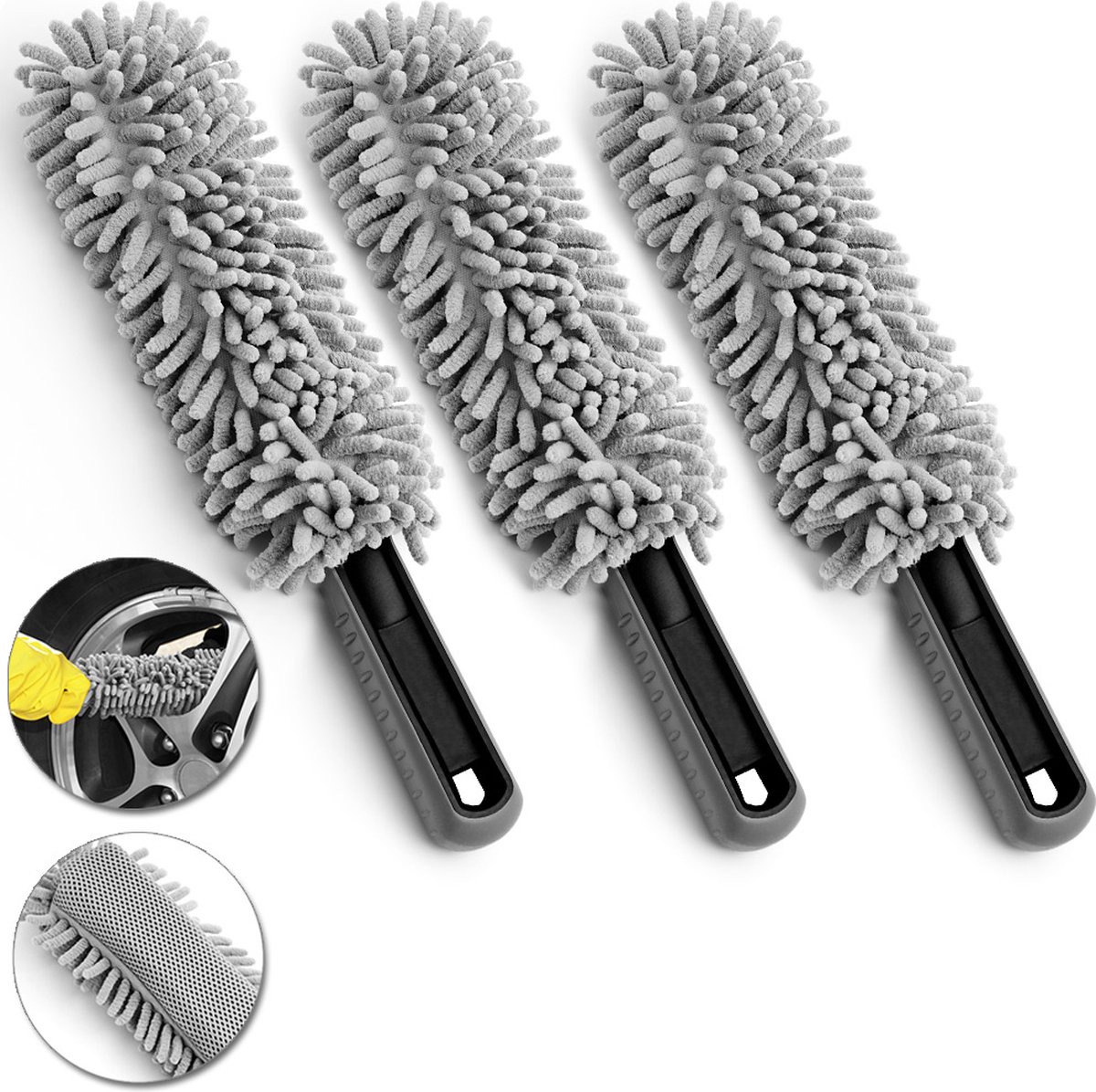 Monzana\u00203x\u0020Microvezel\u0020Velgenborstels\u0020met\u0020Zachte\u0020Borstelharen\u0020Velgenreiniger Monzana\u00203x\u0020Microvezel\u0020Velgenborstels\u0020met\u0020Zachte\u0020Borstelharen\u0020Velgenreiniger