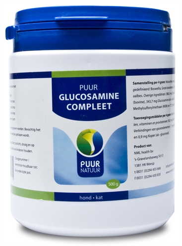 PUUR\u0020NATUUR\u0020GLUCOSAMINE\u0020EXTRA\u0020\u0028COMPLEET\u0029\u0020VOOR\u0020HOND\u0020EN\u0020KAT\u0020500\u0020GR