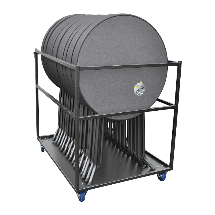 Set\u002015x\u0020Statafels\u0020Amsterdam\u0020Antraciet\u0020\u002B\u0020Transportkar