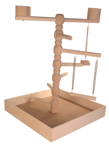 TRIXIE\u0020SPEELPLAATS\u0020HOUT\u0020VOOR\u0020AGAPORNIS\u0020EN\u0020PARKIET\u002041X41X55\u0020CM