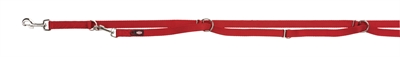 TRIXIE\u0020HONDENRIEM\u0020PREMIUM\u0020VERSTELBAAR\u0020ROOD\u0020300X2\u0020CM