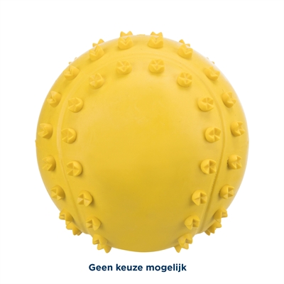 TRIXIE\u0020SPEELBAL\u0020NATUURRUBBER\u0020ASSORTI\u00206\u0020CM\u00204\u0020ST