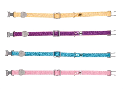 TRIXIE\u0020HALSBAND\u0020KAT\u0020GLITTER\u0020MET\u0020KUNSTSTOF\u0020SLUITING\u0020ASSORTI\u0020