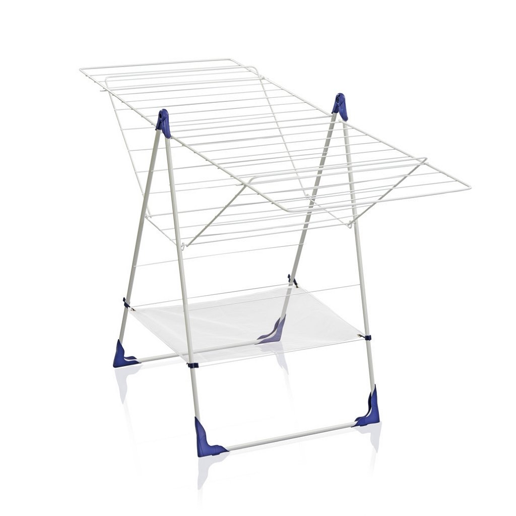 Leifheit\u002081409\u0020Classic\u0020250\u0020Flex\u0020Droogrek\u0020Wit\u002FBlauw