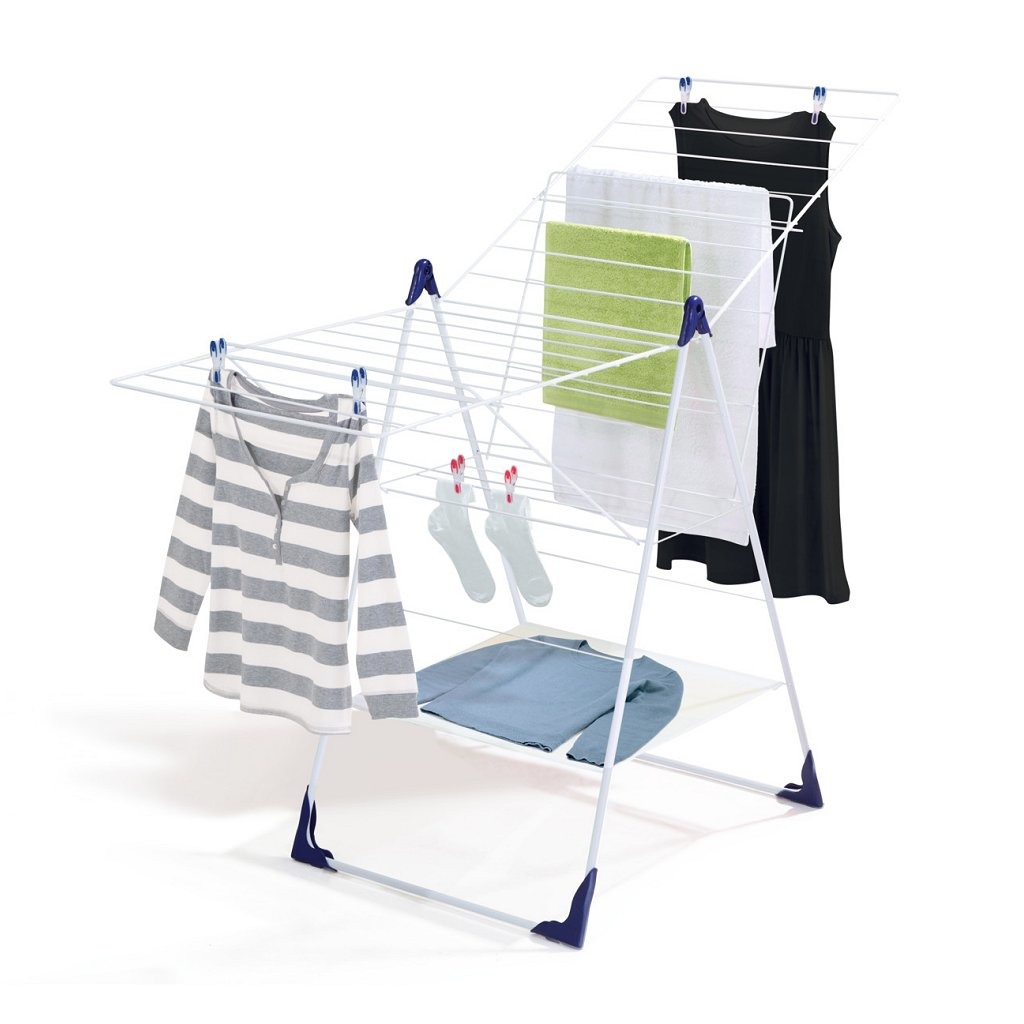 Leifheit\u002081409\u0020Classic\u0020250\u0020Flex\u0020Droogrek\u0020Wit\u002FBlauw