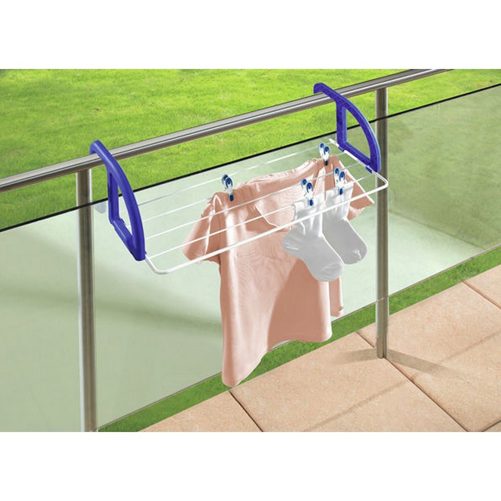 Leifheit\u002083046\u0020Classic\u002025\u0020Hangdroogrek\u0020Blauw\u002FWit