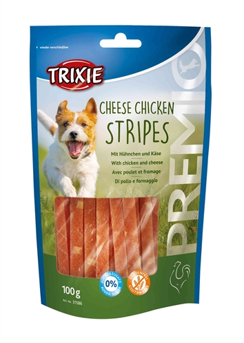 TRIXIE\u0020PREMIO\u0020CHEESE\u0020CHICKEN\u0020STRIPES\u0020100\u0020GR