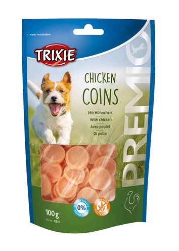 TRIXIE\u0020PREMIO\u0020CHICKEN\u0020COINS\u0020100\u0020GR\u00206ST