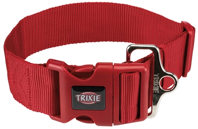 TRIXIE\u0020HALSBAND\u0020HOND\u0020PREMIUM\u0020ROOD\u002040\u002D60X5\u0020CM