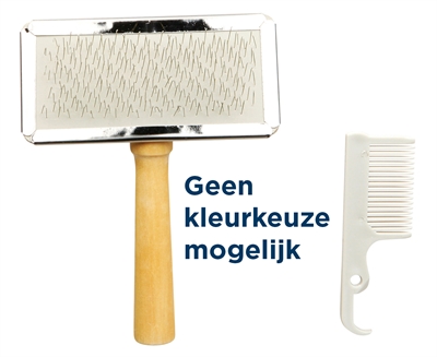 TRIXIE\u0020SLICKERBORSTEL\u0020HOUTEN\u0020GREEP\u0020\u002F\u0020METALEN\u0020PINNEN\u0020ASSORTI\u002013X9\u0020CM\u00203\u0020ST