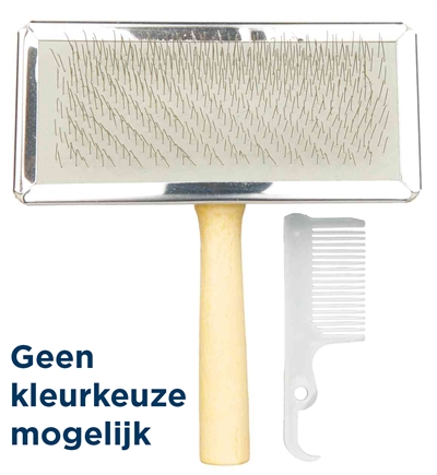 TRIXIE\u0020SLICKERBORSTEL\u0020HOUTEN\u0020GREEP\u0020\u002F\u0020METALEN\u0020PINNEN\u0020ASSORTI\u002014X11\u0020CM\u00203\u0020ST