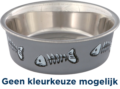 TRIXIE\u0020VOERBAK\u0020\u002F\u0020WATERBAK\u0020VISGRAAT\u0020RVS\u0020\u002F\u0020KUNSTSTOF\u0020\u002F\u0020RUBBER\u0020ASSORTI\u002012\u0020CM\u0020250\u0020ML\u00204\u0020ST