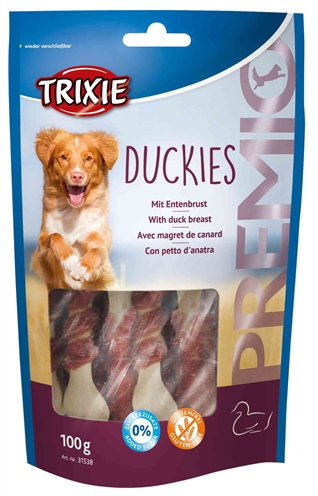 TRIXIE\u0020PREMIO\u0020DUCKIES\u00206X100\u0020GR