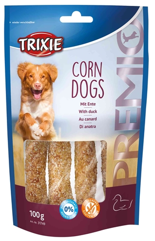 TRIXIE\u0020PREMIO\u0020CORN\u0020DOGS\u0020EEND\u00206X100\u0020GR