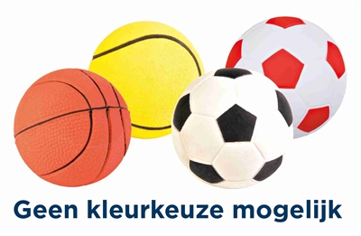 TRIXIE\u0020SCHUIMRUBBER\u0020BAL\u0020ASSORTI\u00206X6X6\u0020CM\u002024\u0020ST