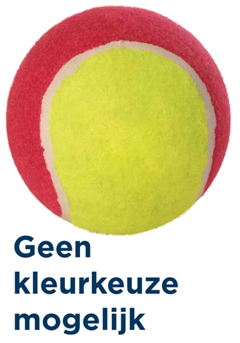 TRIXIE\u0020TENNISBAL\u0020ASSORTI\u002010X10X10\u0020CM\u002012\u0020ST