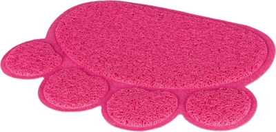 TRIXIE\u0020SCHOONLOOPMAT\u0020VOOR\u0020KATTENBAKKEN\u0020POOT\u0020PVC\u0020ROZE\u002040X30\u0020CM\u00202\u0020ST