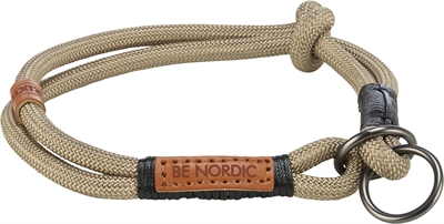 TRIXIE\u0020BE\u0020NORDIC\u0020HALSBAND\u0020HOND\u0020HALF\u002DSLIP\u0020ZAND\u0020\u002F\u0020ZWART\u002035X0,6\u0020CM