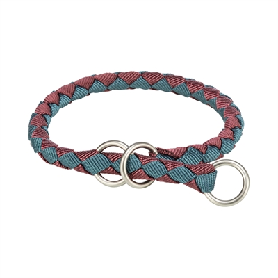 TRIXIE\u0020HALSBAND\u0020HOND\u0020CAVO\u0020HALFSLIP\u0020SANGRIA\u0020\u002F\u0020PETROL\u002025\u002D31X1,2\u0020CM