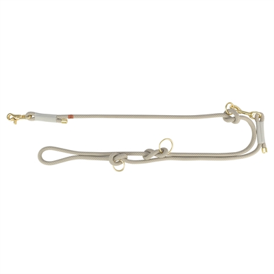 TRIXIE\u0020HONDENRIEM\u0020SOFT\u0020ROPE\u0020VERSTELBAAR\u0020GRIJS\u0020\u002F\u0020LICHTGRIJS\u0020200X1,3\u0020CM