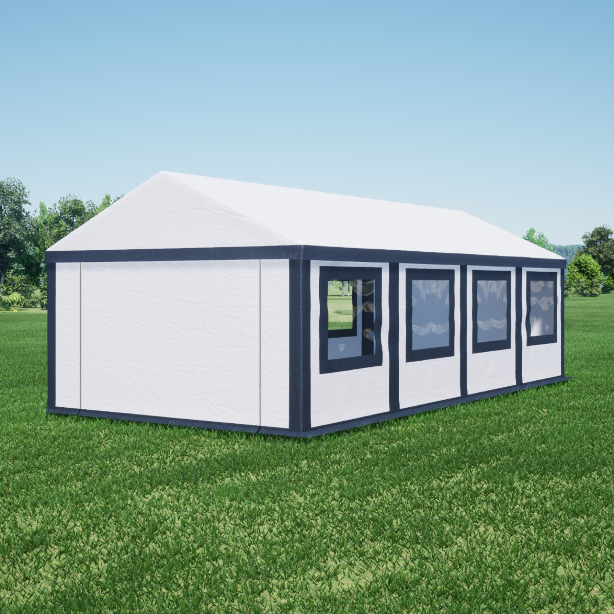 Ultimate\u0020Partytent\u0020PVC\u0020\u00203x4x2.2\u0020meter\u0020in\u0020Antraciet\u002DWit