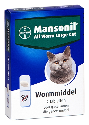 MANSONIL\u0020GROTE\u0020KAT\u0020ALL\u0020WORM\u0020TABLETTEN\u00202\u0020ST