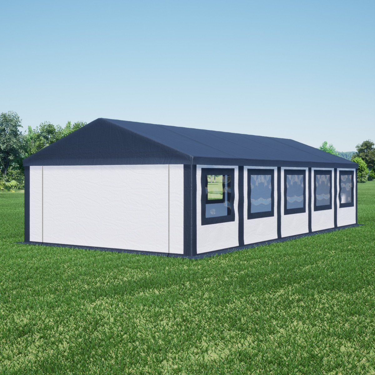 Ultimate\u0020Partytent\u0020PVC\u0020\u00205x10x2.2\u0020meter\u0020in\u0020Antraciet\u002Dantra