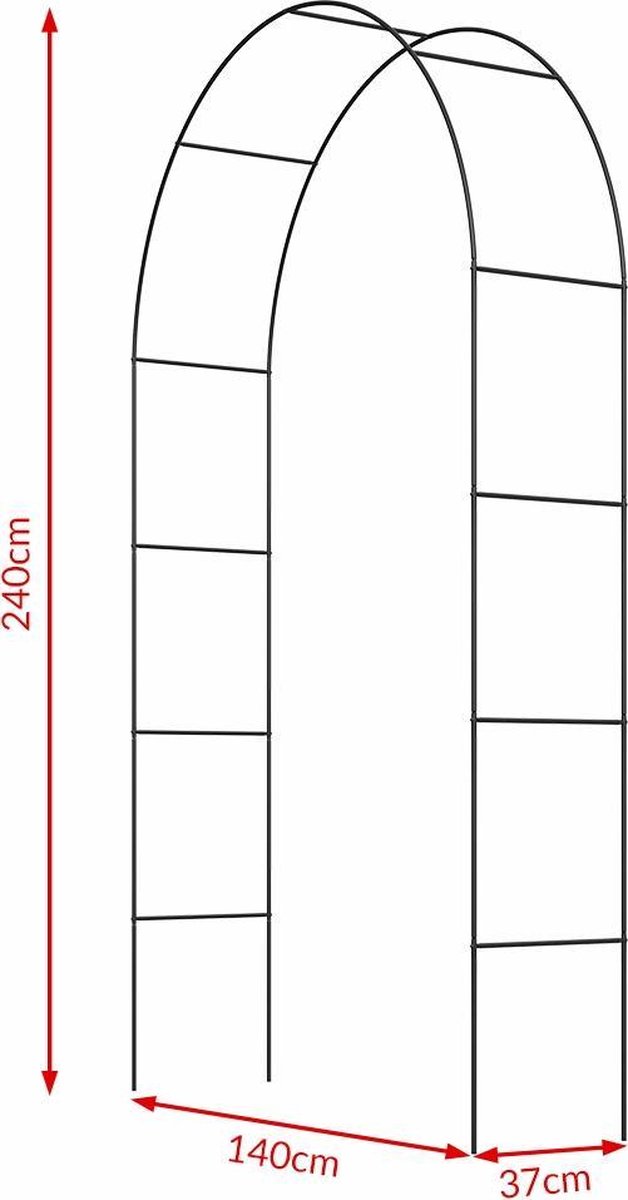 Monzana\u0020Rozenboog\u0020\u002D\u0020metaal\u0020\u0020kleur\u0020antraciet