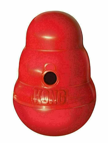 KONG\u0020SNACK\u0020DISPENSER\u0020WOBBLER\u0020ROOD\u0020LARGE\u002019X13X13\u0020CM