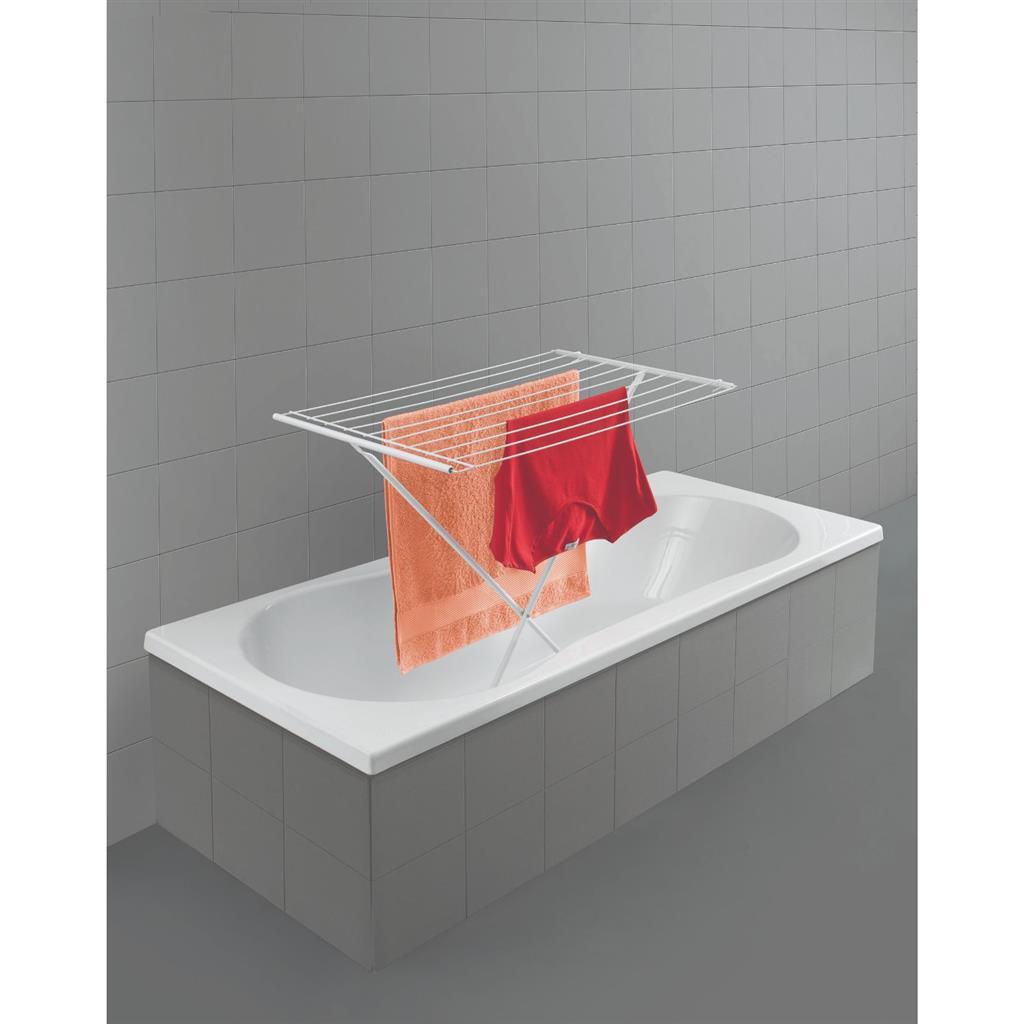 Tomado\u0020Metaltex\u0020Opvouwbaar\u0020Staand\u0020Droogrek\u0020Como\u00208M\u0020Wit