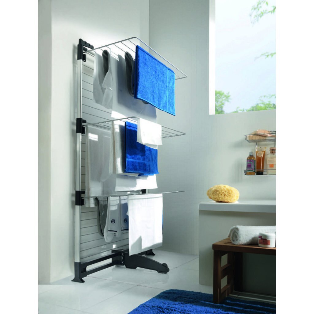 Metaltex\u0020Ciclone\u0020Droogtoren\u002040\u0020m\u0020Drooglengte\u0020Zwart\u002FZilver