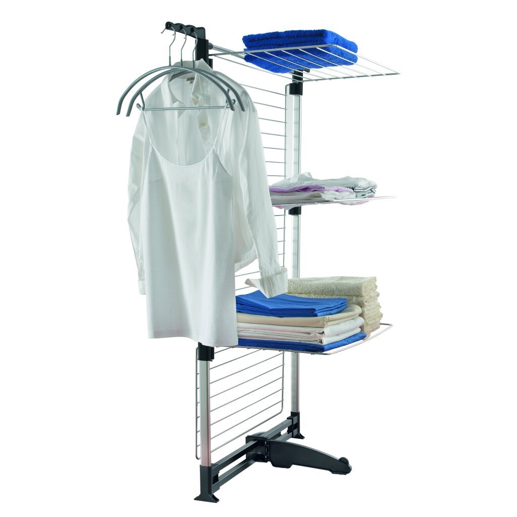 Metaltex\u0020Ciclone\u0020Droogtoren\u002040\u0020m\u0020Drooglengte\u0020Zwart\u002FZilver