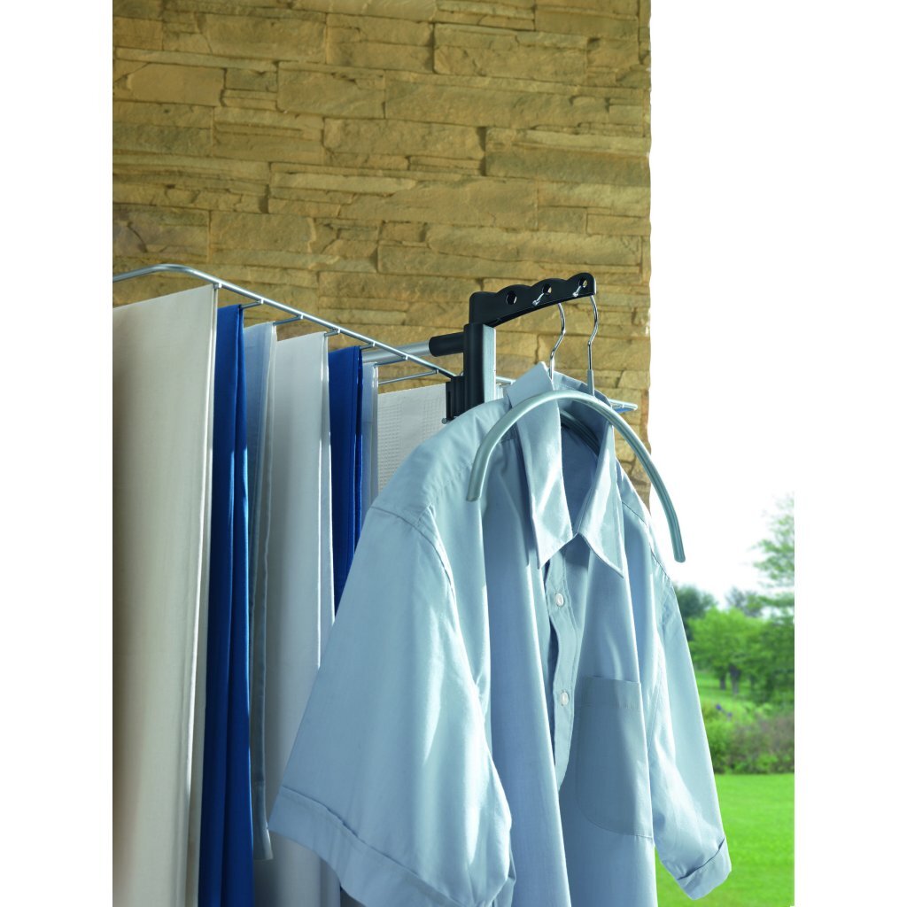 Metaltex\u0020Ciclone\u0020Droogtoren\u002040\u0020m\u0020Drooglengte\u0020Zwart\u002FZilver