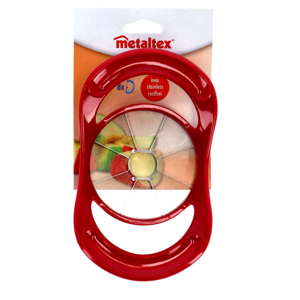 Metaltex\u0020Appelsnijder\u0020Rood