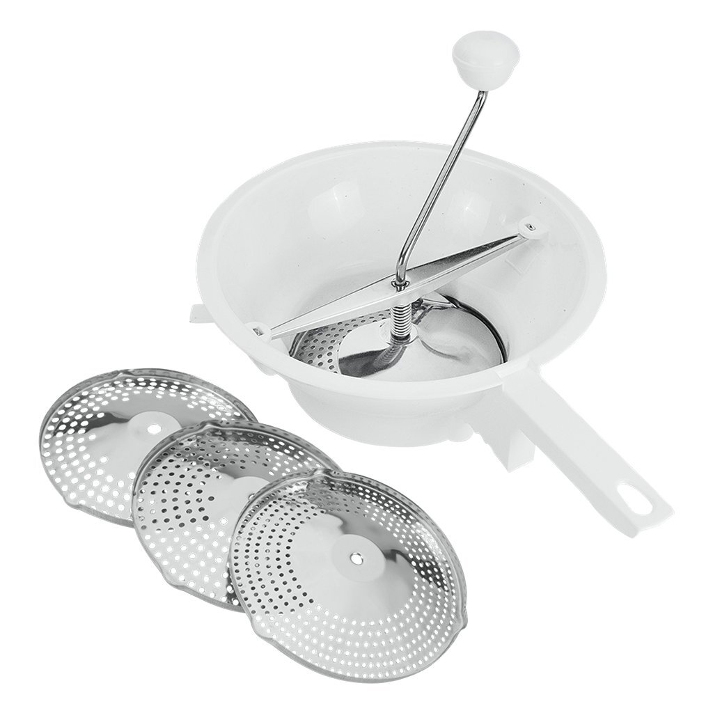 Metaltex\u0020Passeerzeef\u002024\u0020cm\u0020\u002B\u00203\u0020Roestvrije\u0020Roosters\u0020Wit\u002FRVS