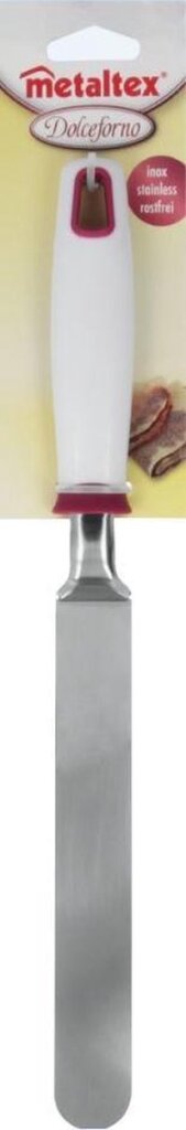 Metaltex\u0020Flexibele\u0020Spatel\u0020Dolceforno\u002034\u0020Cm\u0020Rvs\u0020Wit\u002Frood\u002Fzilver