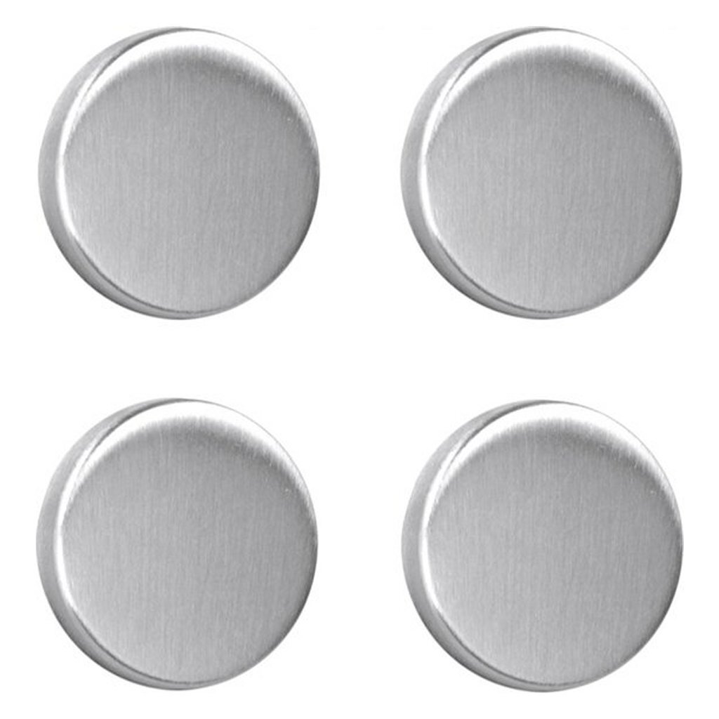 Metaltex\u0020Magneten\u0020Rond\u00204\u0020Stuks\u0020RVS
