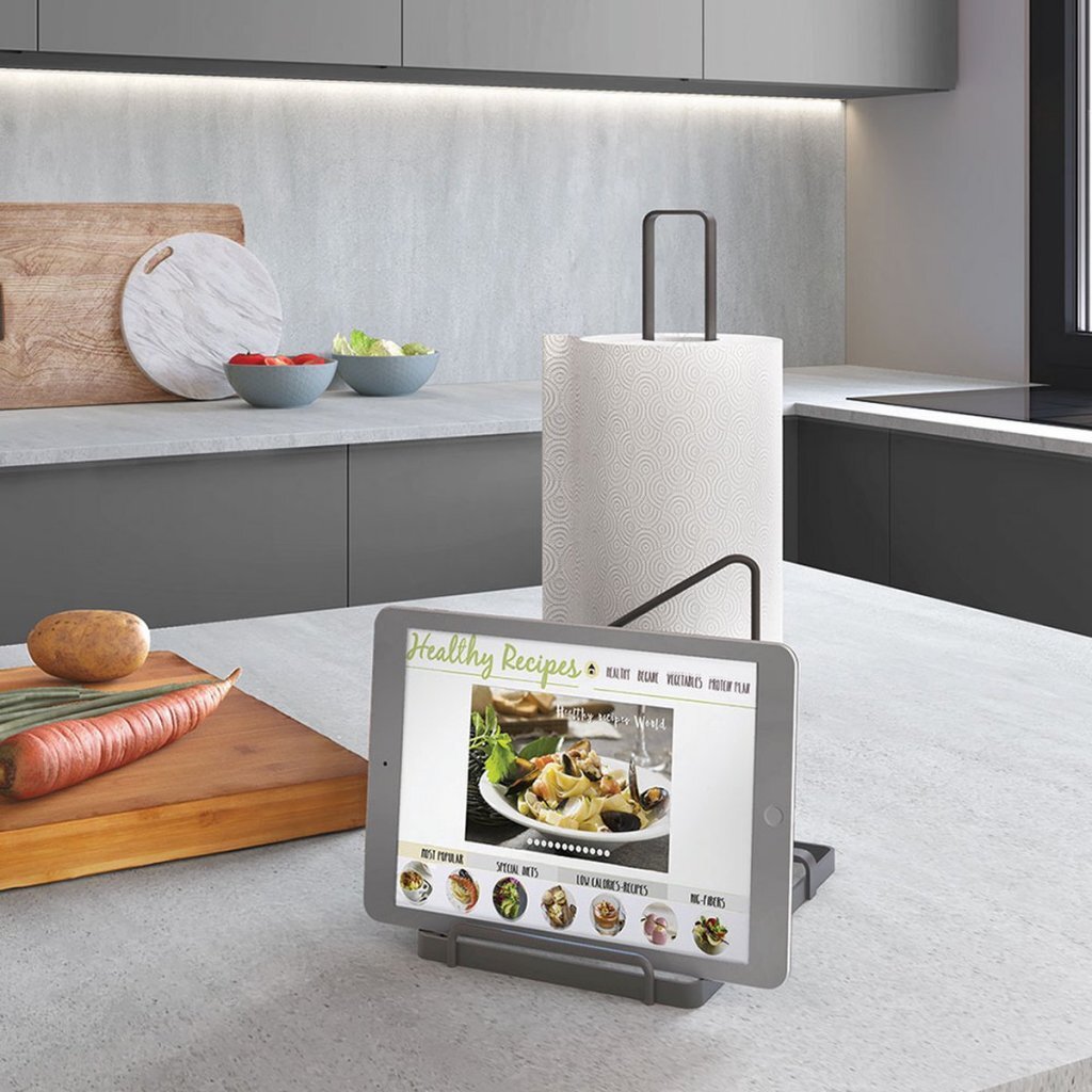 Metaltex\u0020Tokyo\u0020Line\u0020Keukenpapierhouder\u002032x19x12\u0020cm\u0020Zwart