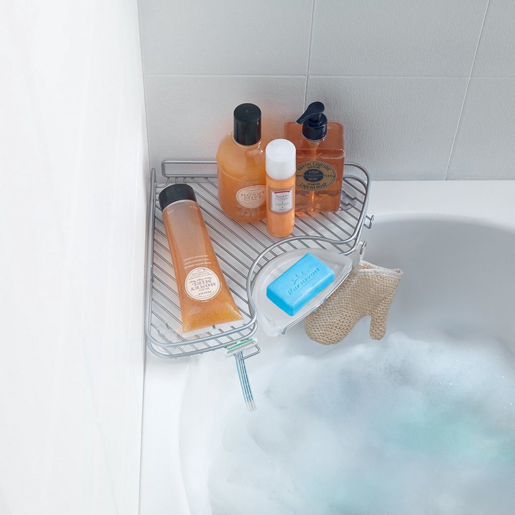 Metaltex\u0020Hoekrekje\u002029x4\u0020cm\u0020Zilver