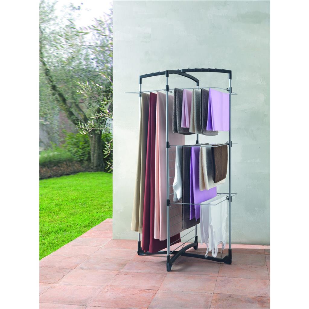 Tomado\u0020Metaltex\u0020Droogtoren\u0020Fortino\u00203\u002025M\u002069x64x134\u0020cm\u0020Zilver Tomado\u0020Metaltex\u0020Droogtoren\u0020Fortino\u00203\u002025M\u002069x64x134\u0020cm\u0020Zilver