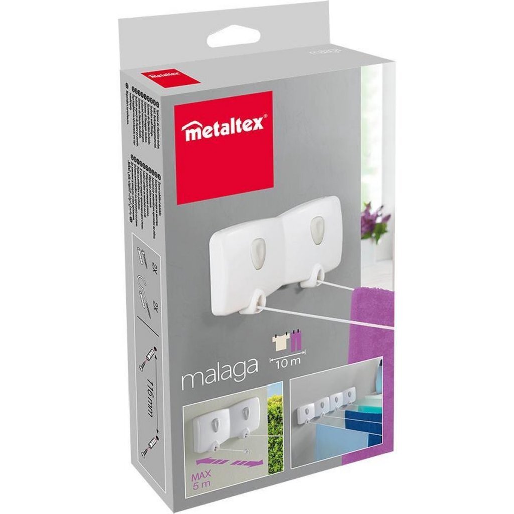 Metaltex\u0020Malaga\u0020Muurdroogrek\u0020Wit