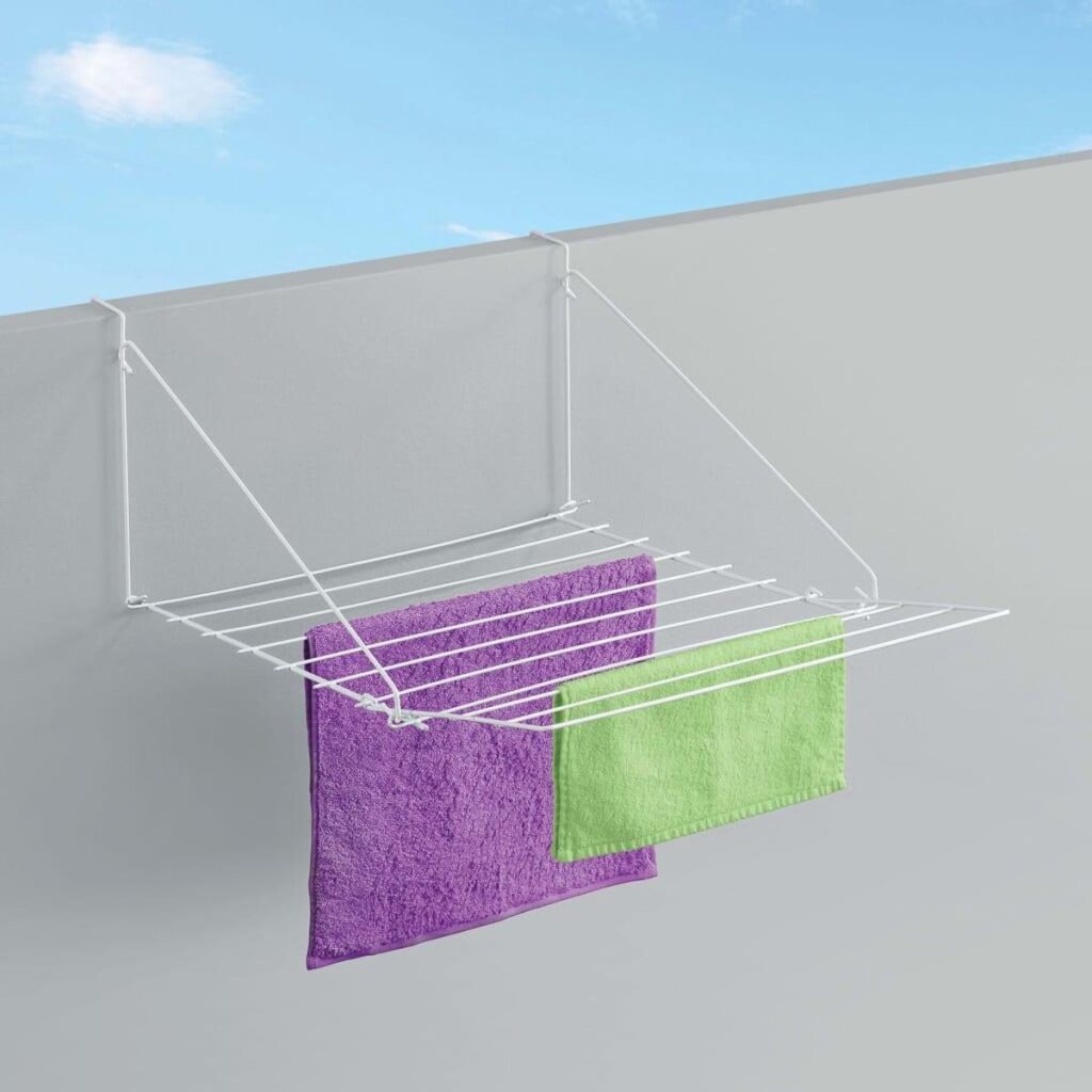 Tomado\u0020Metaltex\u0020Droogrek\u0020Breda\u0020Balkon\u0020Hangdroogrek\u00207M\u0020Wit