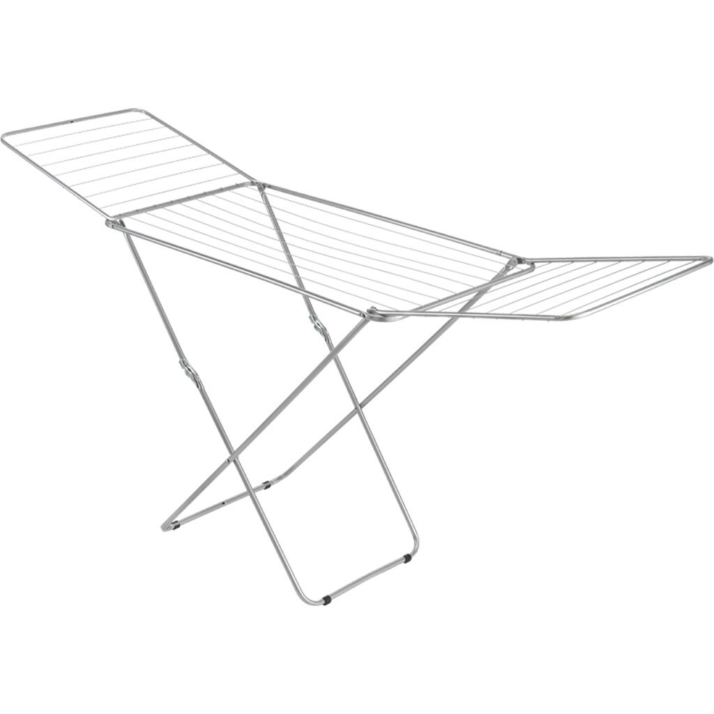 Metaltex\u0020Capri\u0020Droogrek\u002020\u0020m\u0020Drooglengte\u002055x105x206\u0020cm\u0020Zilver