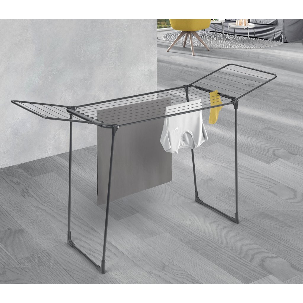 Metaltex\u0020Hydra\u0020Vleugeldroogrek\u002018\u0020m\u0020Drooglengte\u0020Zwart