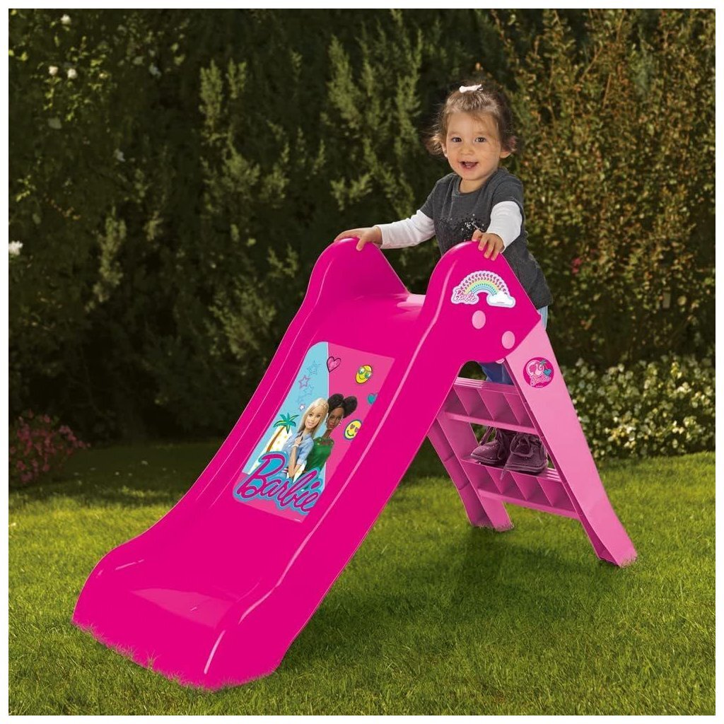 Dolu\u0020Barbie\u0020Glijbaan\u002070x111x47\u0020cm\u0020Roze